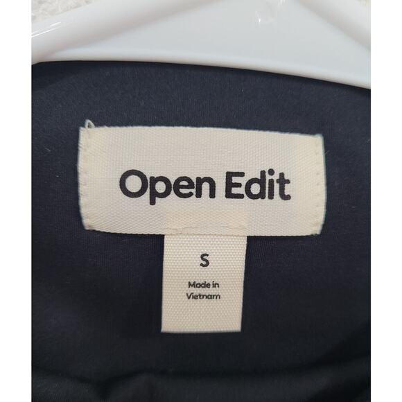 Open Edit Women's Black Turtleneck Bodysuit size Small #13 - Picture 4 of 4